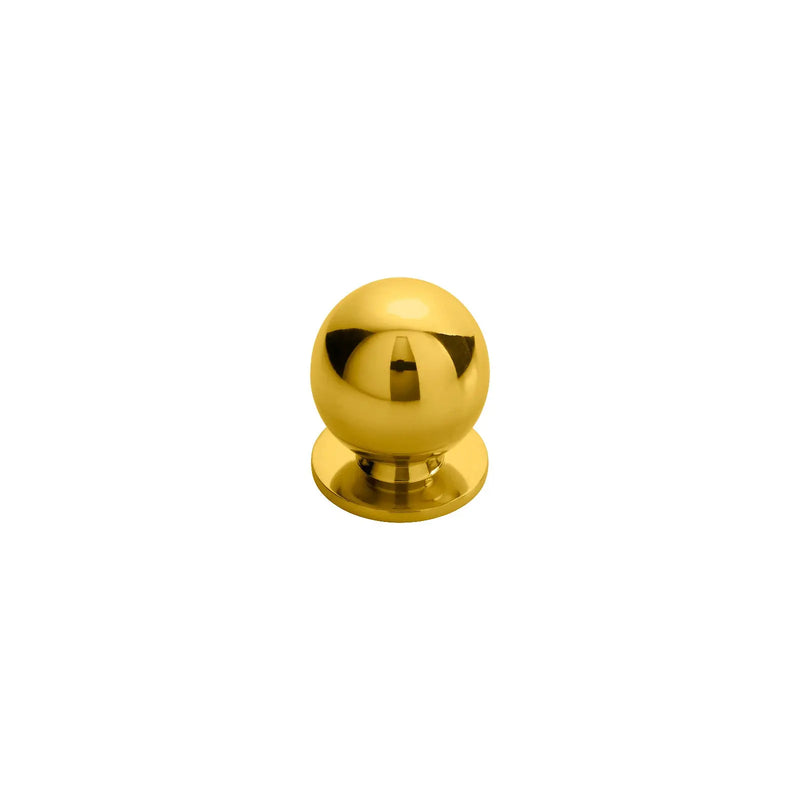 Ball Knob 30Mm - Polished Brass 30 ( 30 )