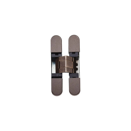 Stax 929 Stars 3D Concealed Hinge 76 X 14Mm Bronze Plated-Pozi Screws Not Supplied - Brass Bronzed 76 x 14mm