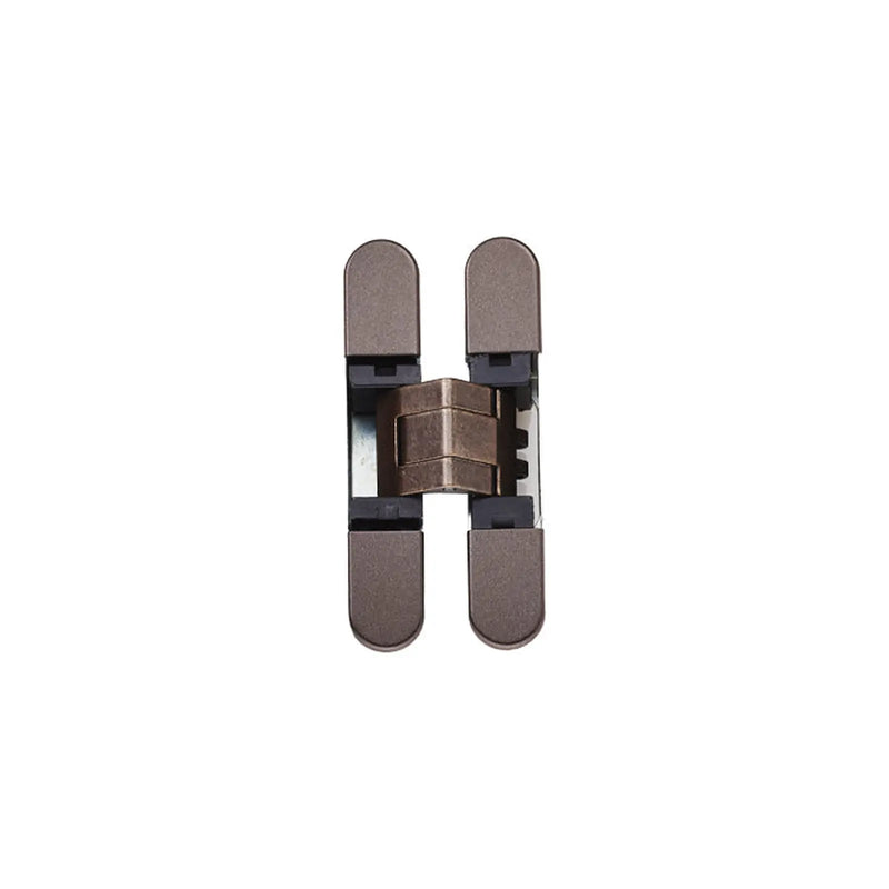 Stax 929 Stars 3D Concealed Hinge 76 X 14Mm Bronze Plated-Pozi Screws Not Supplied - Brass Bronzed 76 x 14mm