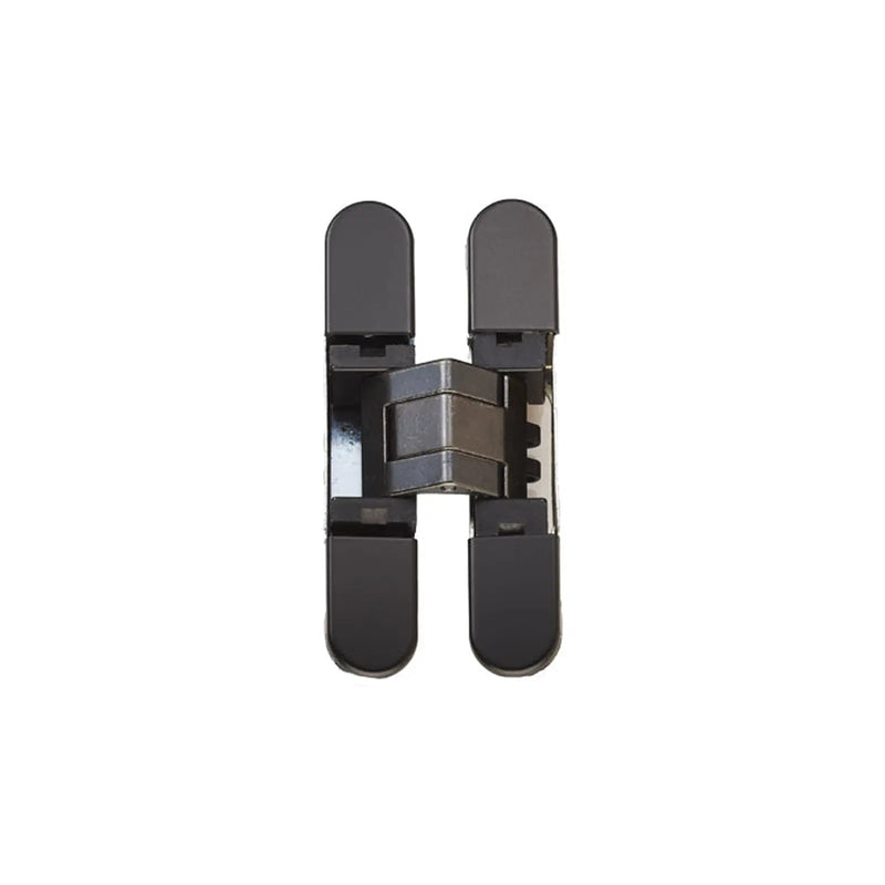 Stax 929 Stars 3D Concealed Hinge 76 X 14Mm Matt Black Varnished - Screws Not Supplied - Matt Black Varnished 76 x 14mm