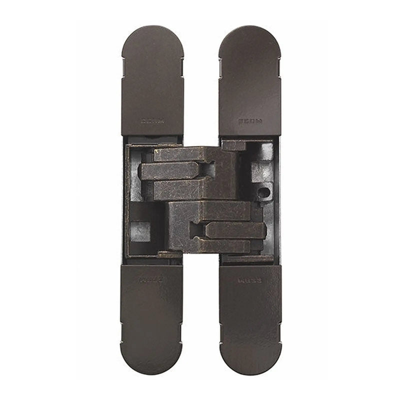 Stax 1130 Stars 3D Concealed Hinge 134 X 24Mm Bronze Plated - Screws Not Supplied - Brass Bronzed 134 x 24 mm
