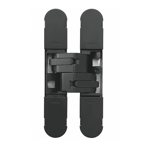Stax 1130 Stars 3D Concealed Hinge 134 X 24Mm Matt Black Varnished - Screws Not Supplied - Matt Black Varnished 134 x 24 mm