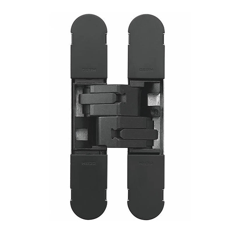 Stax 1130 Stars 3D Concealed Hinge 134 X 24Mm Matt Black Varnished - Screws Not Supplied - Matt Black Varnished 134 x 24 mm