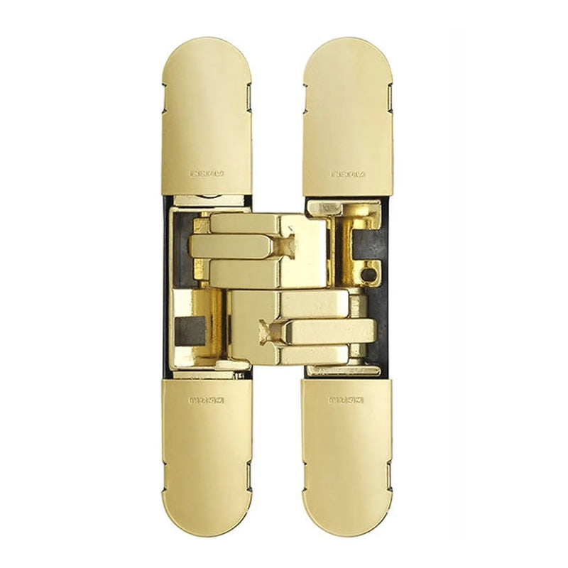 Stax 1131 Stars 3D Concealed Hinge 160 X 32Mm Brass Plated - Screws Not Supplied - Brass Plated 160 x 32 mm