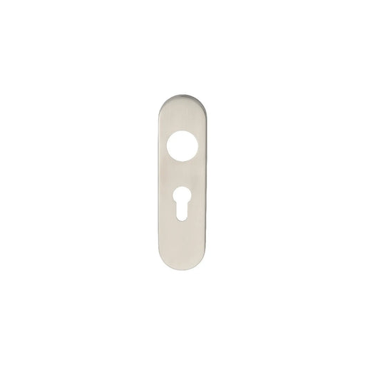 Radius Coverplate To Suit Cslp - Pair - Euro 47.5Mm C/C - Satin Stainless Steel