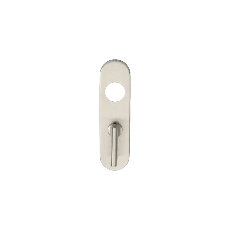 Radius Coverplate To Suit Cslp - Pair - Bathroom 57Mm C/C - Large Turn - Satin Stainless Steel