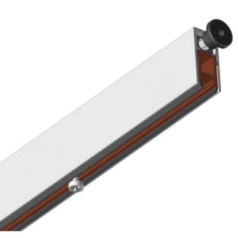 Stax 930Mm Mortice Drop Down Seal 37Db - Satin Anodised Aluminium