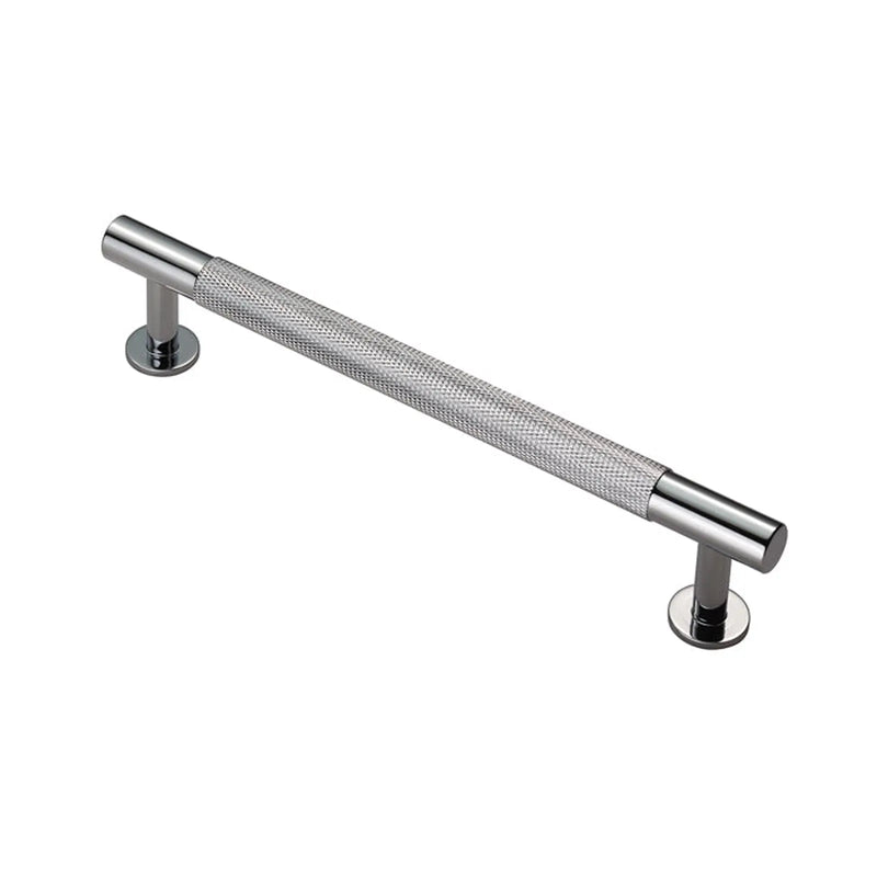 Knurled Cabinet Pull Handle 160Mm C/C - Polished Chrome