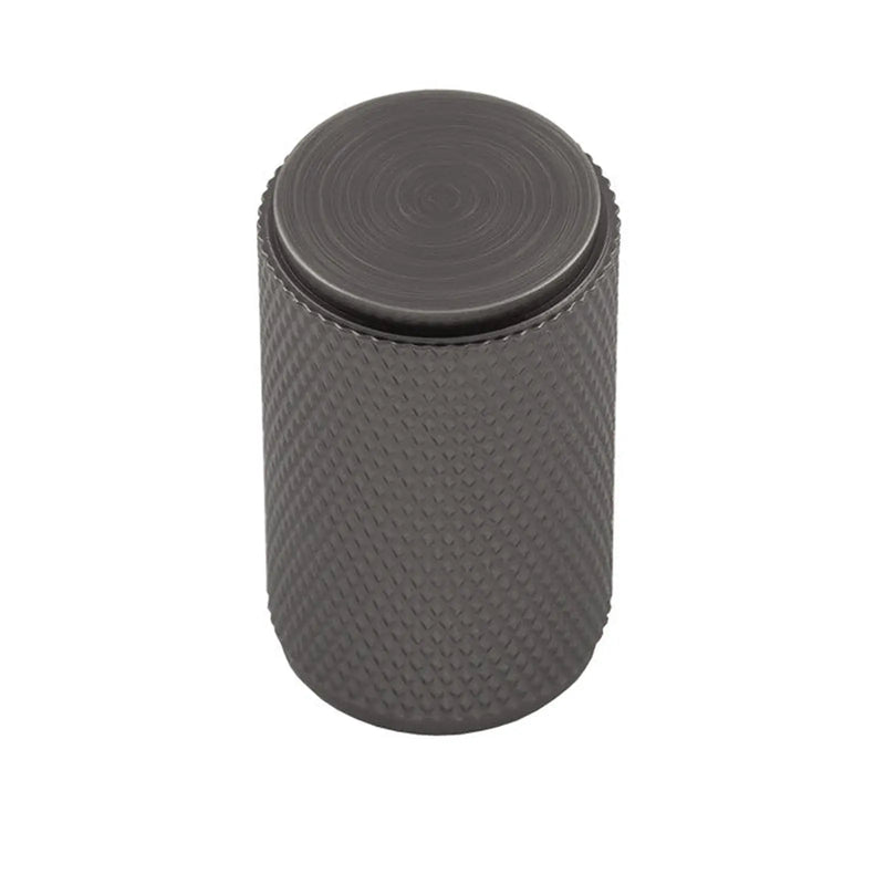 Knurled Cabinet Knob - Anthracite