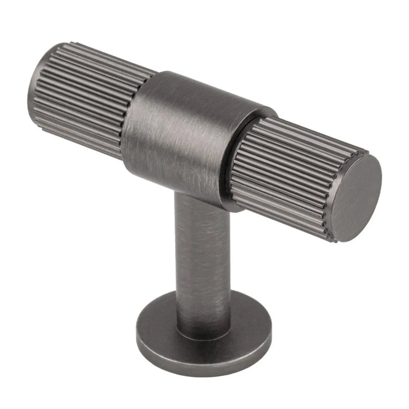 Lines Cabinet T-Bar Knob - Anthracite