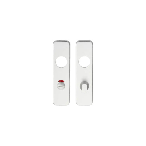 Stax 57Mm C/C Bathroom Plate (Pair) - Satin Anodised Aluminium