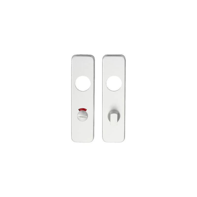 Stax 57Mm C/C Bathroom Plate (Pair) - Satin Anodised Aluminium