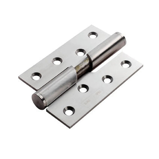 Stax 102 X 76 X 3Mm Rising Butt Hinge Rh C/W Screws (Pair) - Satin Stainless Steel