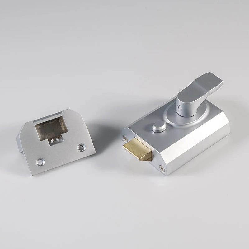 Rim Cylinder Deadlocking Nightlatch 60Mm Level 3 - Satin Chrome