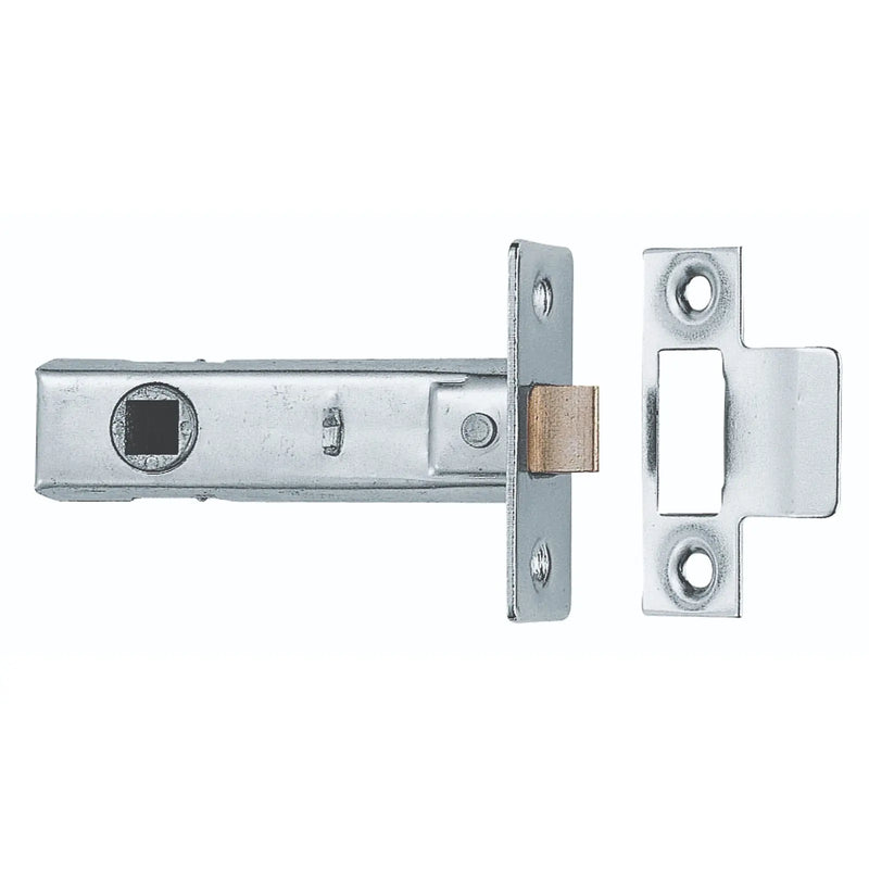 Stax 76Mm Tubular Latch - 8Mm Follower - Nickel Plated - Retail Pack - Nickel Plated