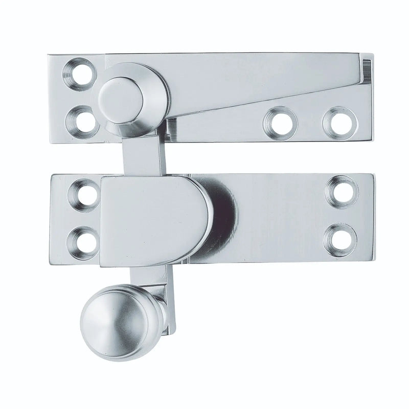 Architectural Quality Sash Fastener (Quadrant Arm) - Satin Chrome 70MM X 20MM