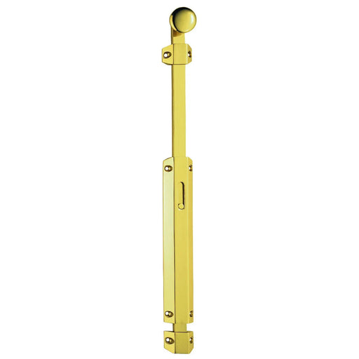 Stax 152 X 36Mm Extended Surface Bolt C/W Keep Flat & Angled Mortice Keeps - Polished Brass 150MM
