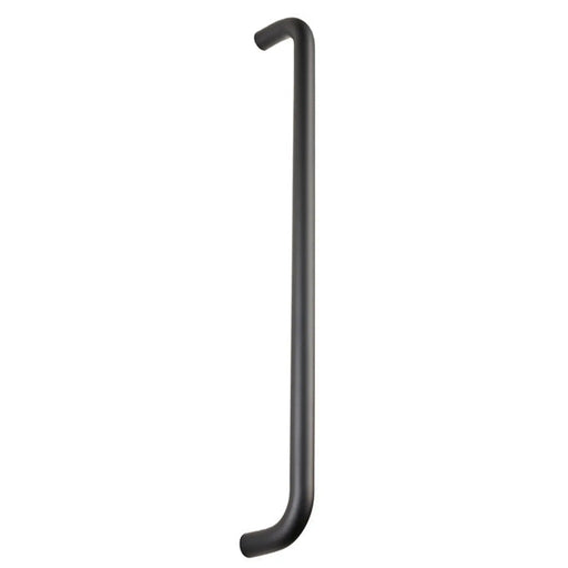 Stax 19Mm Dia. D Pull Handle - 450Mm C/C - Bolt Through Fixing - Matt Black