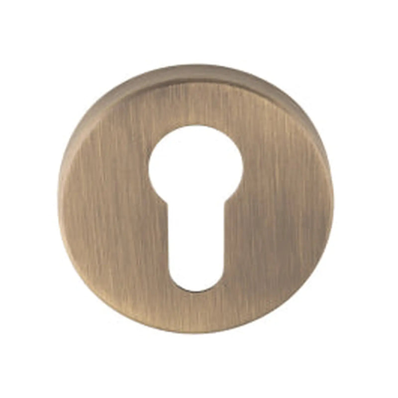 Escutcheon - Euro Profile - Push-On Round Rose - Satin Stainless Steel