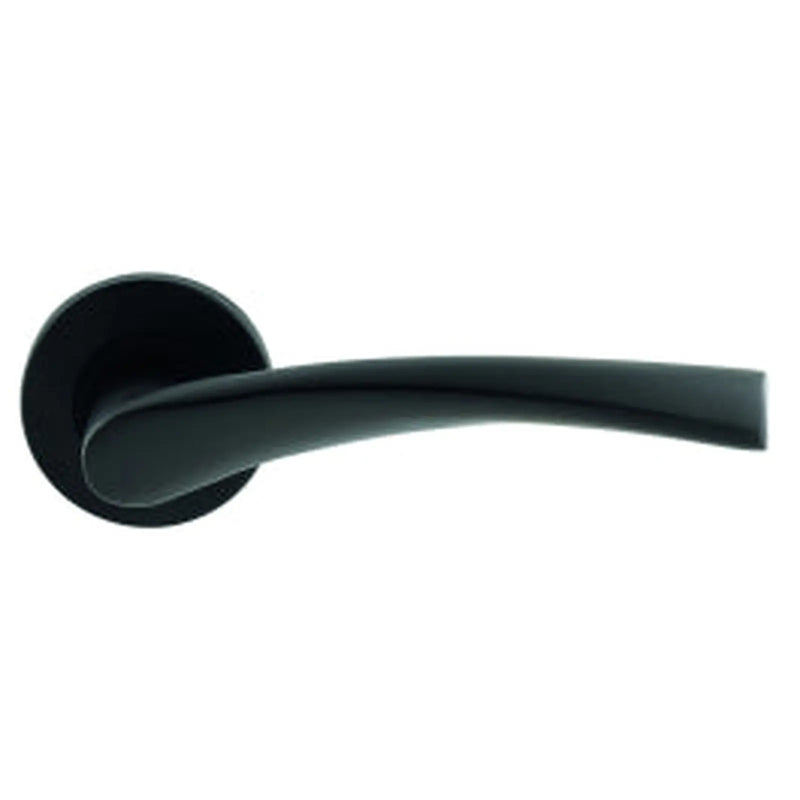 Breeze Lever On Sprung Push-On Round Rose - Satin Stainless Steel