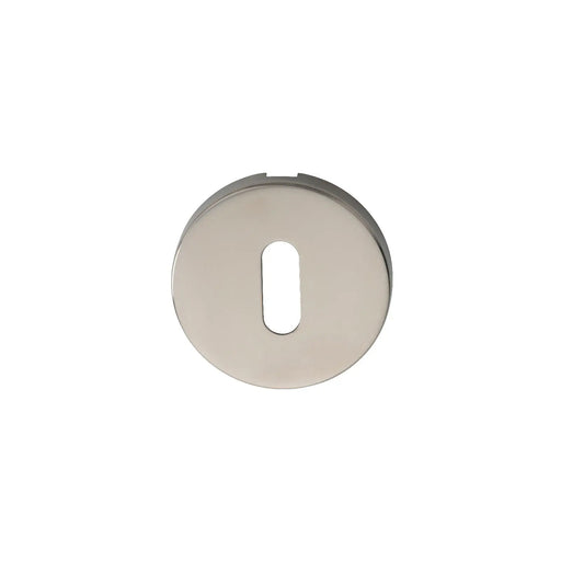 Escutcheon - Lock Profile - Push-On Round Rose - Bright Stainless Steel
