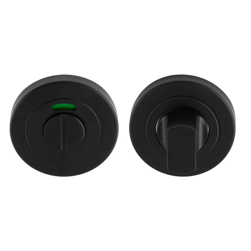 Stax Turn & Release - 5Mm Spindle - Push-On Round Rose - Optional Indicator - Retail Pack - Matt Black