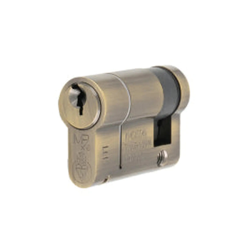 Mpx6 46Mm Euro Single Cylinder - Ktd - Antique Brass