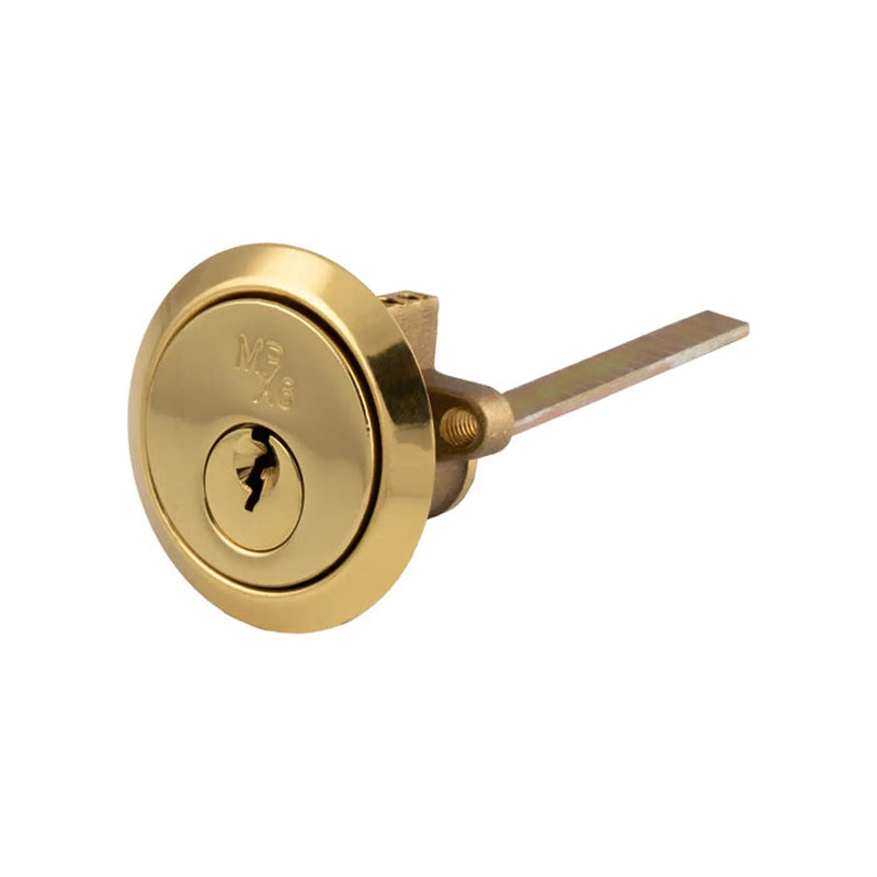 Mpx6 Standard Rim Cylinder - Ktd - Polished Brass