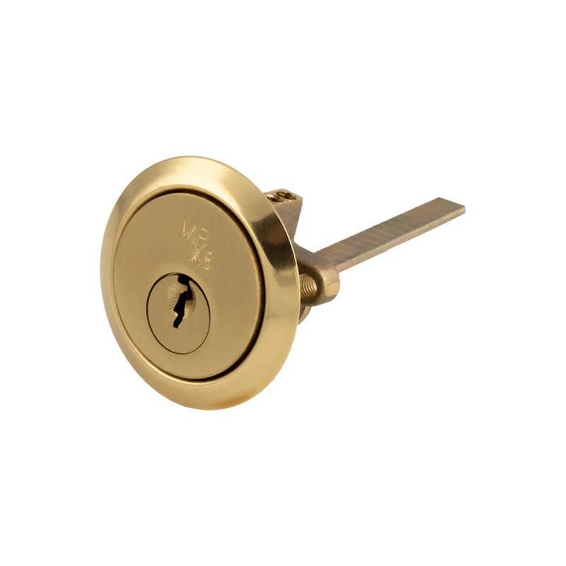 Mpx6 Standard Rim Cylinder - Ktd - Satin Brass