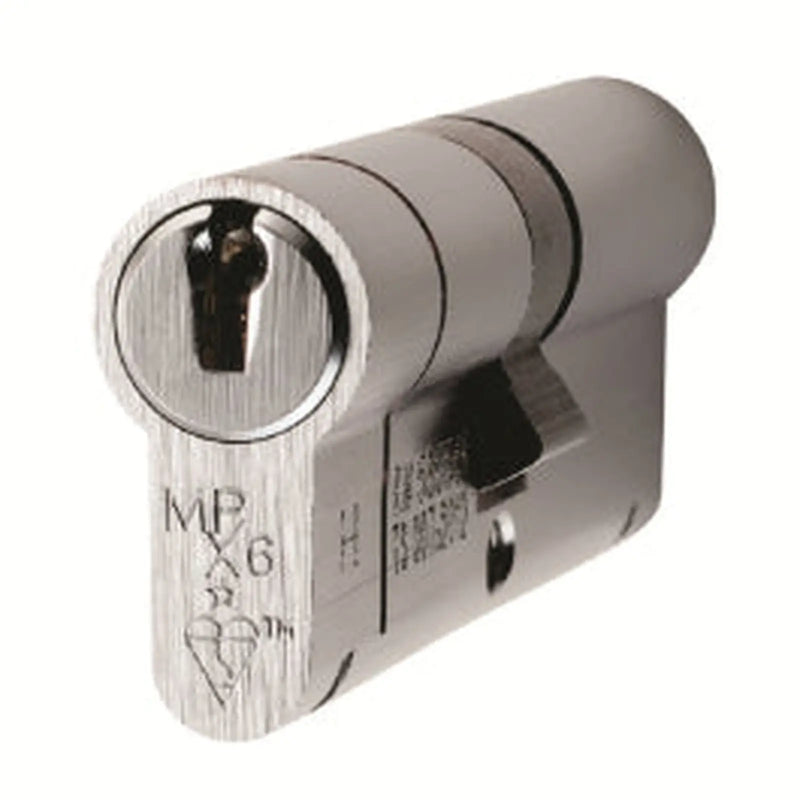 Mpx6 70Mm Euro Double Cylinder - Ktd - Satin Chrome