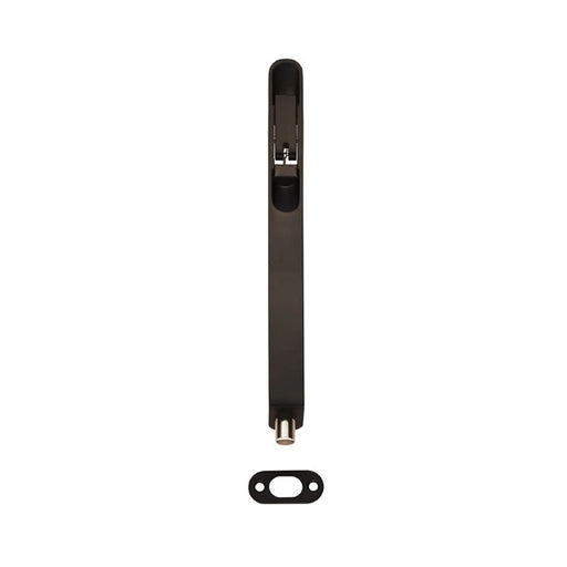 Stax 203 X 20Mm Lever Action Flush Bolt - Radius - Matt Black 203mm
