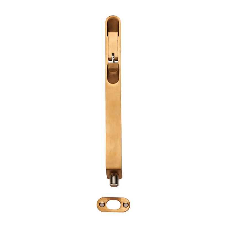 Stax 203 X 20Mm Lever Action Flush Bolt - Radius - Satin PVD 203mm