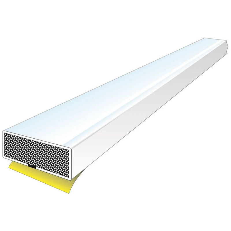 Cb220 - Fire Door 5 X 1.05M - Single Plain Strips In One Small Pack (Fs151) - White 1050 x 10 x 4