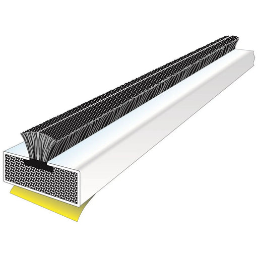 Cb280 - Fire Door 5 X 1.05M - Smoke Single Strips In One Small Pack (Fs154) - White 1050 x 10 x 4