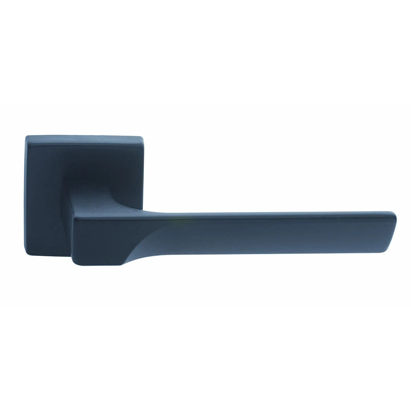 Flash Lever On Concealed Fix Square Rose (Black) - Black