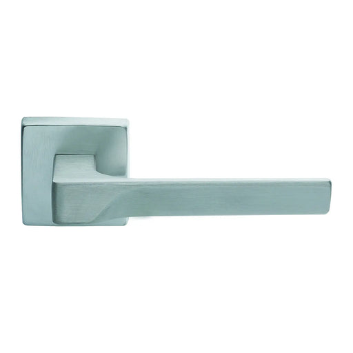 Flash Lever On Concealed Fix Square Rose Csa (Satin Chrome) - Satin Chrome
