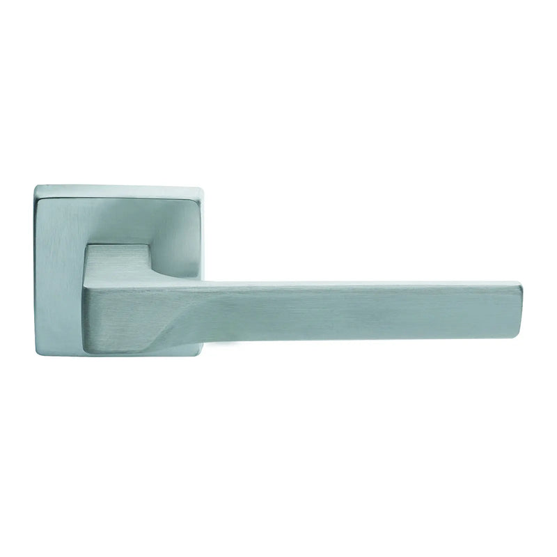 Flash Lever On Concealed Fix Square Rose Csa (Satin Chrome) - Satin Chrome