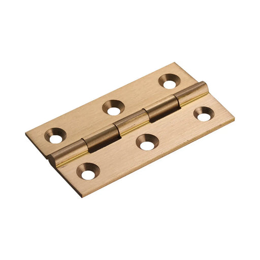 Stax 64 X 35 X 2Mm Cabinet Hinge C/W Screws (Pair) - Satin Brass