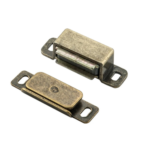 Stax 46 X 15 X 14Mm - Steel Magnetic Catch - 6Kg Pull - Florentine Bronze 46 x 15 x 14