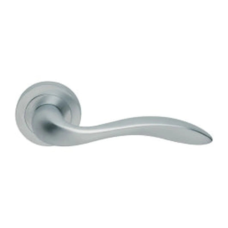 Giava Lever On Concealed Fix Round Rose Csa (Satin Chrome) - Satin Chrome 51MM