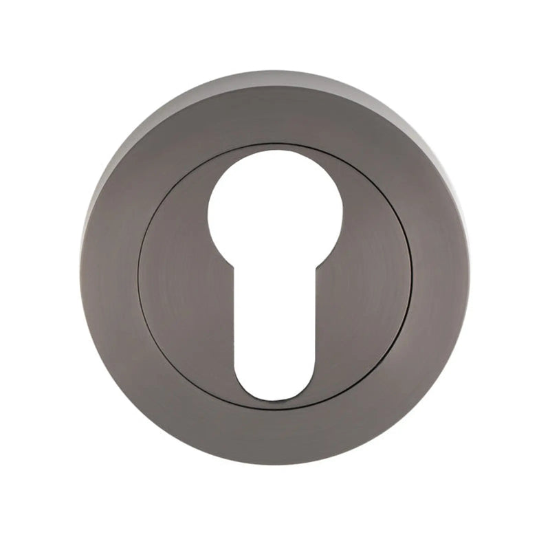 Escutcheon - Euro Profile On Concealed Fix Round Rose - Anthracite
