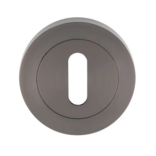 Escutcheon - Lock Profile On Concealed Fix Round Rose - Anthracite