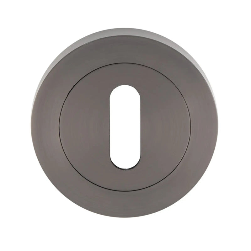 Escutcheon - Lock Profile On Concealed Fix Round Rose - Anthracite