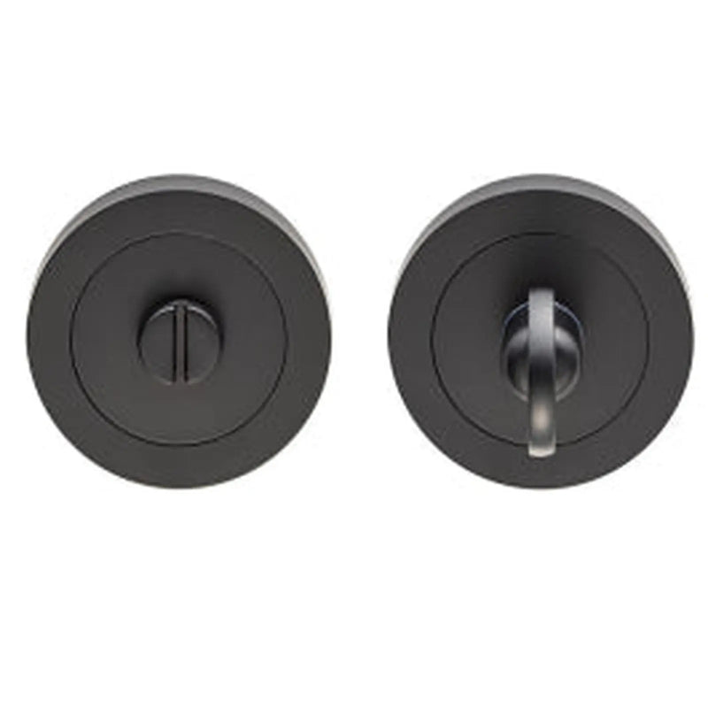 Stax Turn & Release - 5Mm Spindle - Screw-On Round Rose - Matt Black