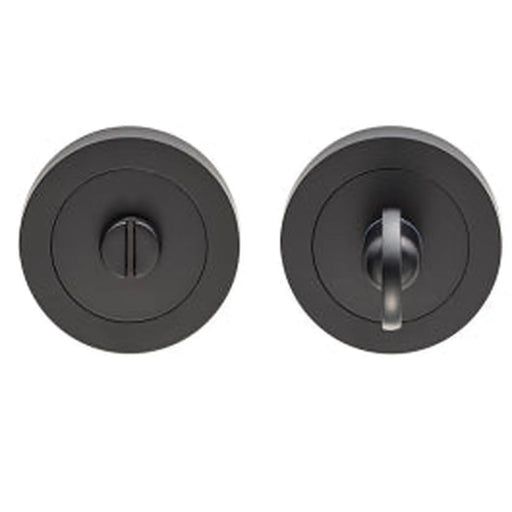 Stax Turn & Release - 5Mm Spindle - Screw-On Round Rose - Retail Pack - Matt Black