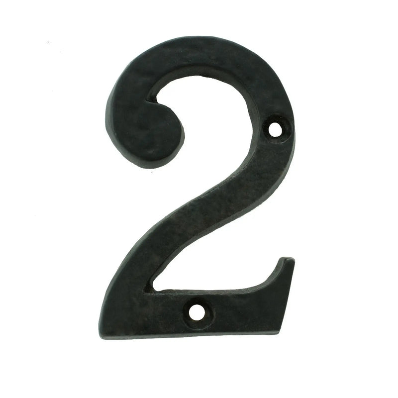 Numeral Face Fix (No 2) - Black Antique 76MM