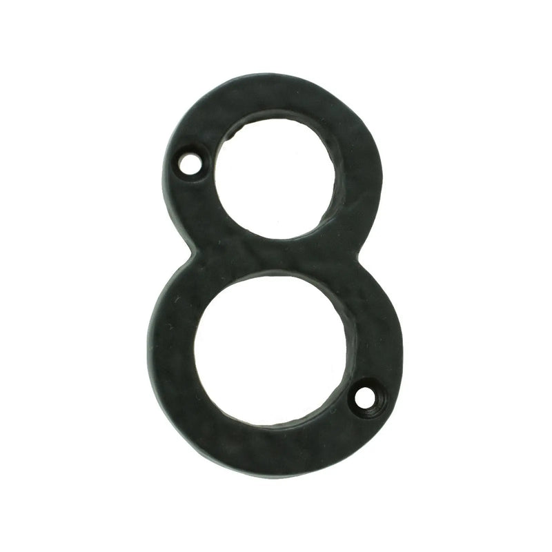 Numeral Face Fix (No 8) - Black Antique 76MM