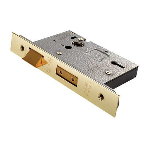 Stax 64Mm Heavy Duty Sashlock - 3 Lever - Radius - Stainless Brass