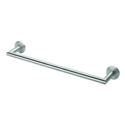 Mitred Towel Rail - 400Mm C/C - Concealed Fix - Satin Stainless Steel 400mm