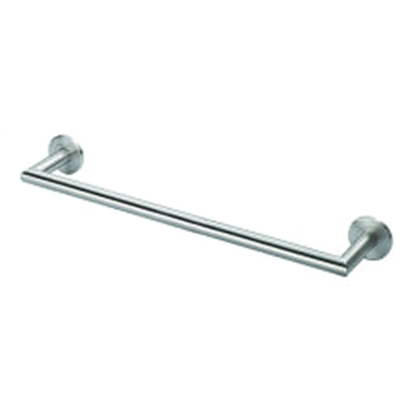Mitred Towel Rail - 400Mm C/C - Concealed Fix - Satin Stainless Steel 400mm